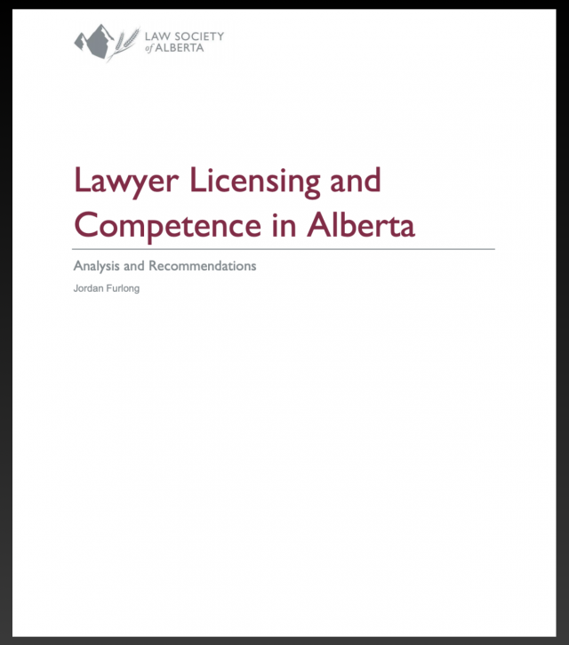 Lawyer licensing and competence in Alberta Law21